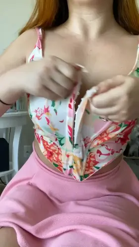 Do my ginger tits look good enough to cum on?