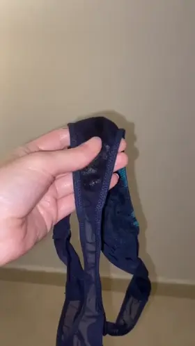 Panties drenched and ready for you to suck