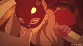 Clean animation of Ann sucking dick