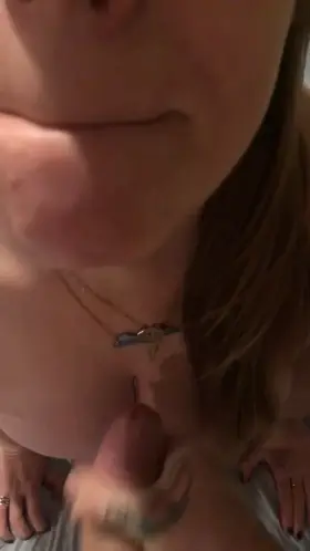 My girlfriend’s bull cumming on her tits and key to my chastity cage 💦🔑