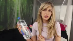 Drink & Jerk To My Foot Water ;) [oc] domme]