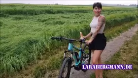 Lara Bergmann Is an Olympic Dildo-Bicycle Rider.