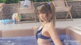 Marie's wardrobe malfunction at the pool (Lvl3toaster)