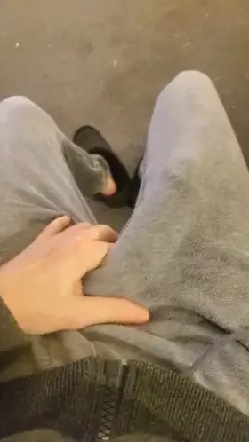 Hidden under my sweats 😉