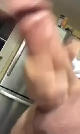 Stroking my monster fat cock 😈🍆