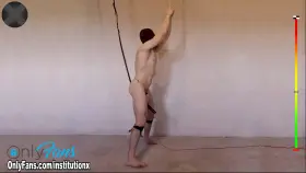 ANAL HOOK + CHASTITY + VIBRATOR 😈😏 HE IS IN SOME REAL AGONY