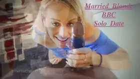 Married blonde comes over solo for a BBC creampie ❤️😈🔥