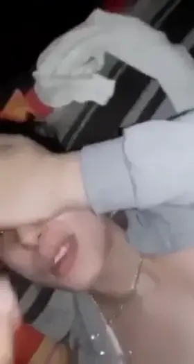 Not the biggest fan of swallowing, but she soldiered on :)