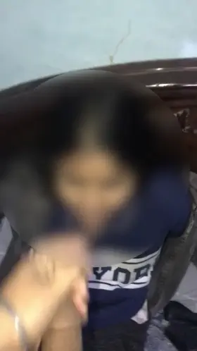 Cumshot on her face.