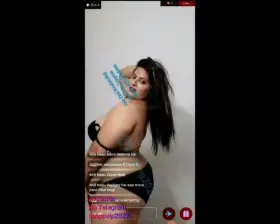 Insta Model R0se Latest Seductive B00bs Show Live With Voice 