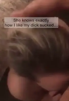 You know she’s a true slut when she tells you to post a video of her sucking another guys cock while she’s in the middle of sucking yours 😳😈 f28
