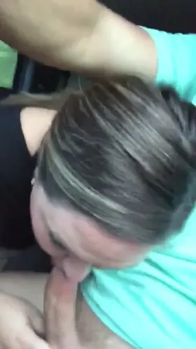 I sucked his cock while my husband followed behind us in his car! [video]