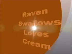 Raven Swallowz Loves Cream Interracial Blowjob Porn Star