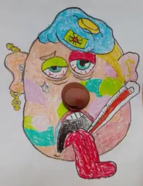 Happy new year 2021. Contaminated picasso, my art is sick, it is also tired, it has a full nose, aberrant gif. Gallery in comment