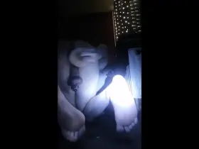 Fucked by my two Dog Dildo's.