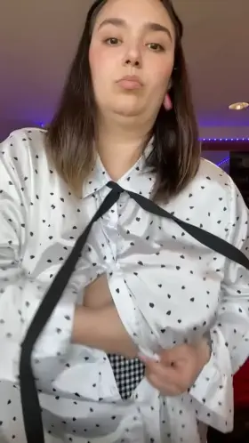 Smuggling J cups under my professional attire.