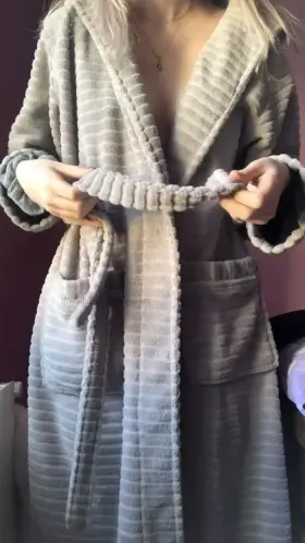 This is what I hide under my robe 🙈