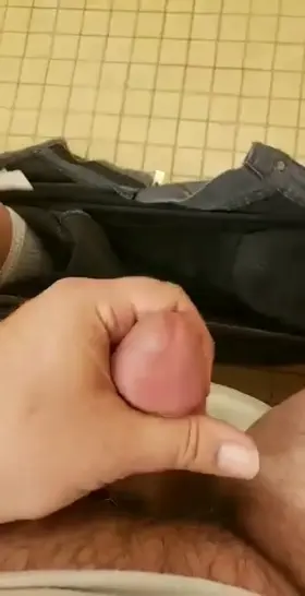 (M38) flashback Friday to having to jerk off in the restroom at work