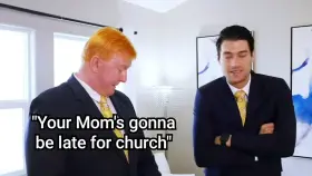 Son fucks his new mommy just before the wedding