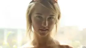 Lily loves showing off in public