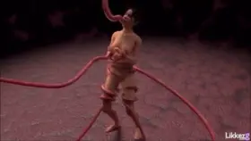 Zoey becomes a tentacle seedbed (Left 4 Dead) [Likkezg]