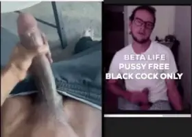 Black cock only for sissy beta bois ;)
