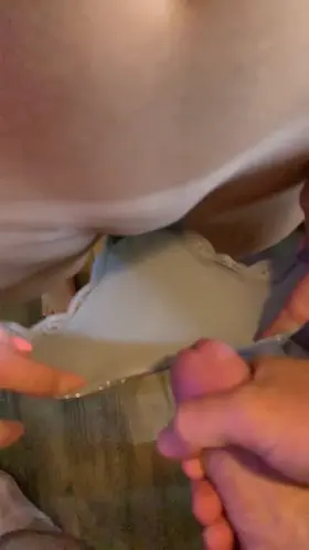 Taking a huge load in my panties