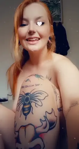 The change in facial expression