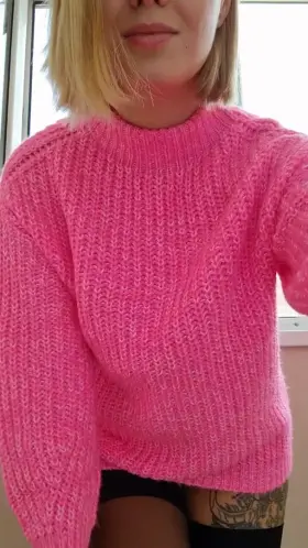 what is my sweater hiding? I will show, but shh.. :)