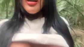 Benamar milf outdoor cumshot