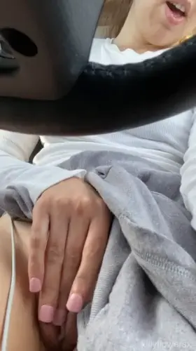 Maturbating in my car in a public parking lot