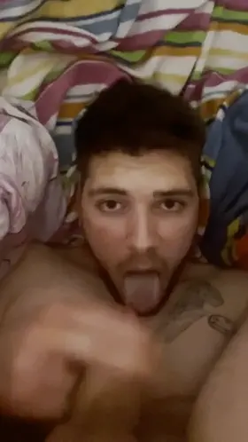 Self cum in mouth I accidentaly drleted (OC)