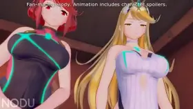 Threesome With Mythra And Pyra (Nodu) [Xenoblade]