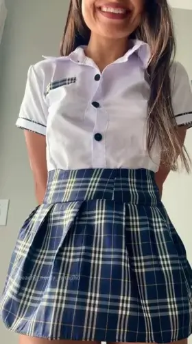 Would you teach this slutty student a lesson?🥺😍
