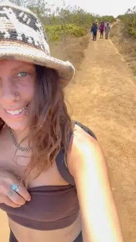 What the other people on the trail didn’t get to see