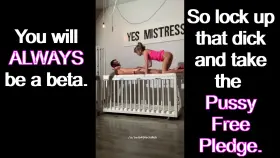 Chastity + The pussy free pledge = Your future.