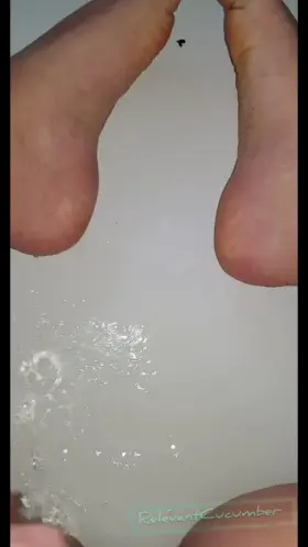 Was aiming for my feet 😂