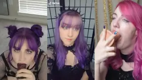 MissPrincessKay isn't sad. She's just been deepthroating her bad dragons.