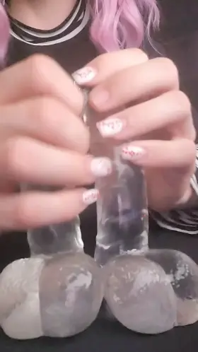 double dildo blowjob for you <3