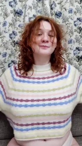 [gif] I hope you're getting hard over my thick body