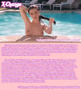 Liam, now Lana, climbing up the corporate ladder