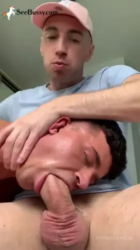 Guy chokes on big Dick.