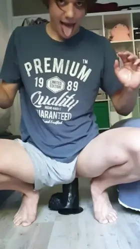 Cute horny twink showing off his tasty hole.