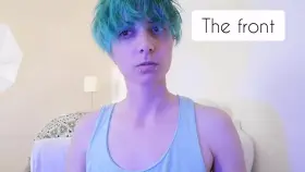 The front and the back of a Boy with pussy and fat ass ✌🏼💜