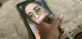 Covered a hippie chick in cum