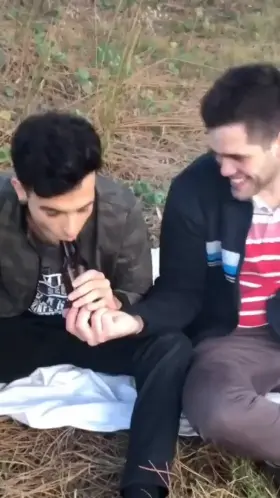 Outdoor play, fuck, and cum.