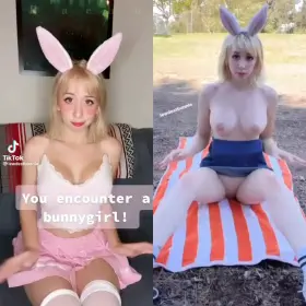 LewdestBunnie TikTok vs Reddit 🐰🥕