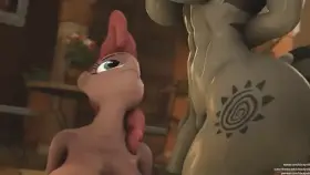 pinkie pie x zecora ( blackjr )
