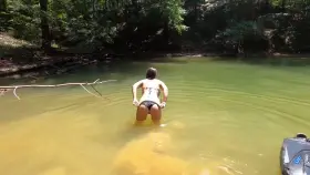 I love getting naked at the lake!