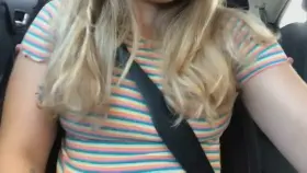 A little wet running errands 🙄💜